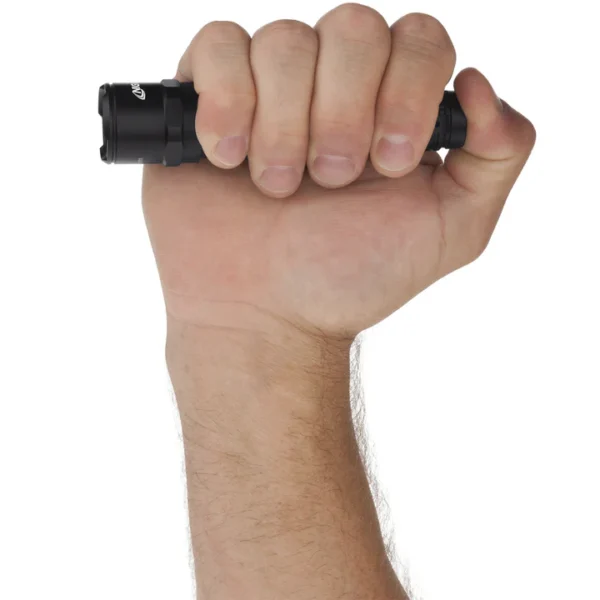 USB Rechargeable EDC Flashlight - Black USB-320 - Image 4