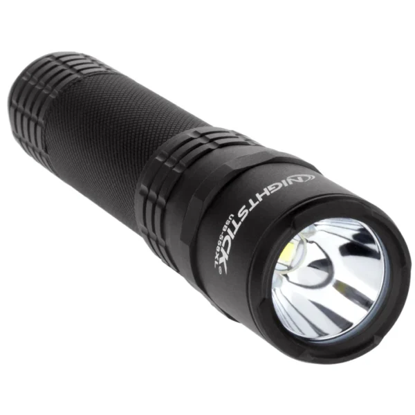 USB Rechargeable Tactical Flashlight - Black USB-558XL